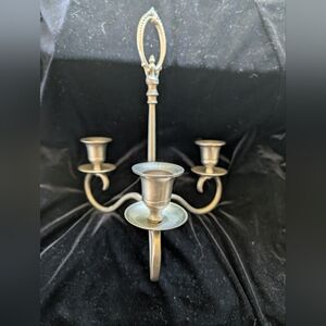 Pewter  Candle Holder